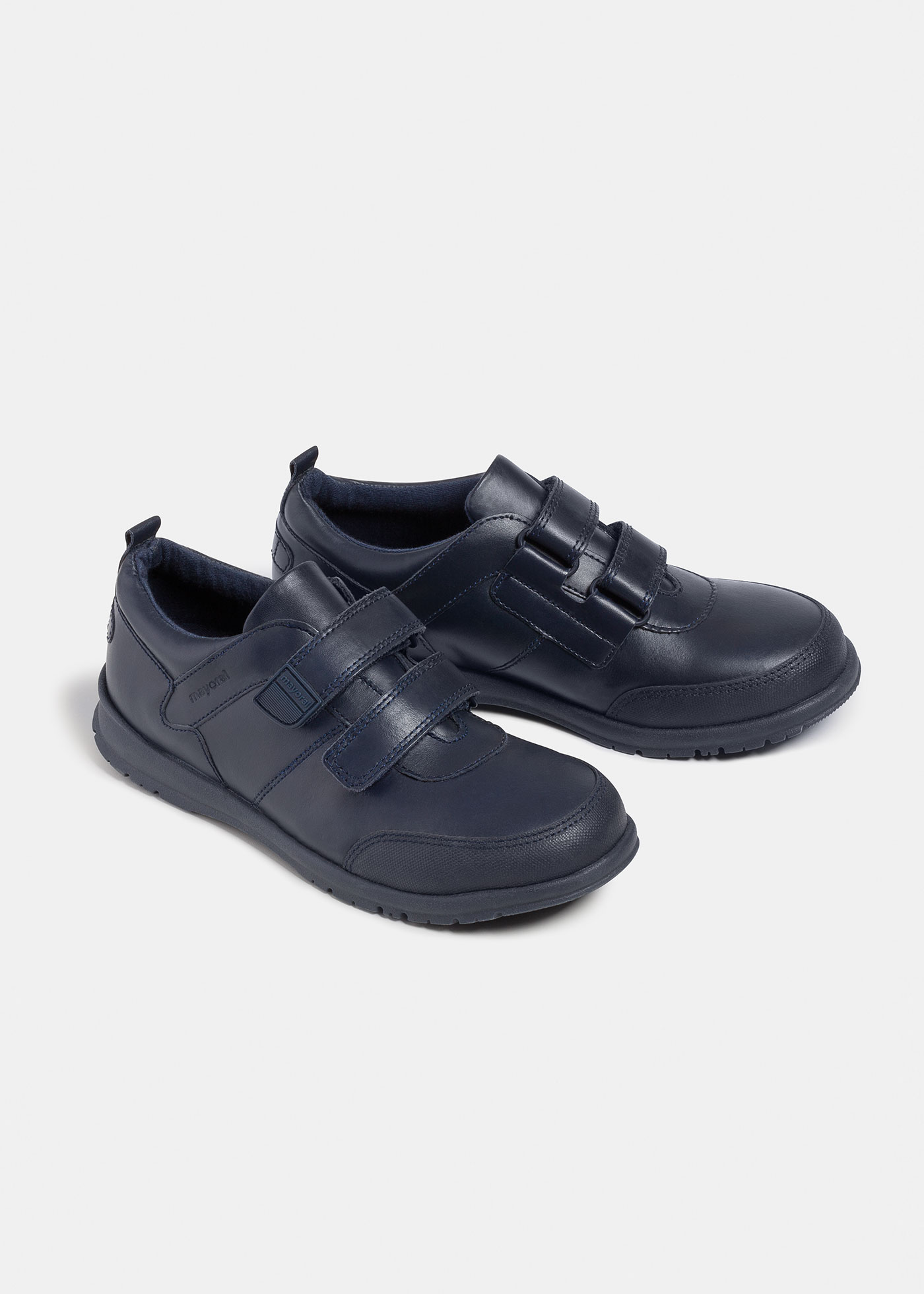 Chaussures sport écolier en cuir garçon