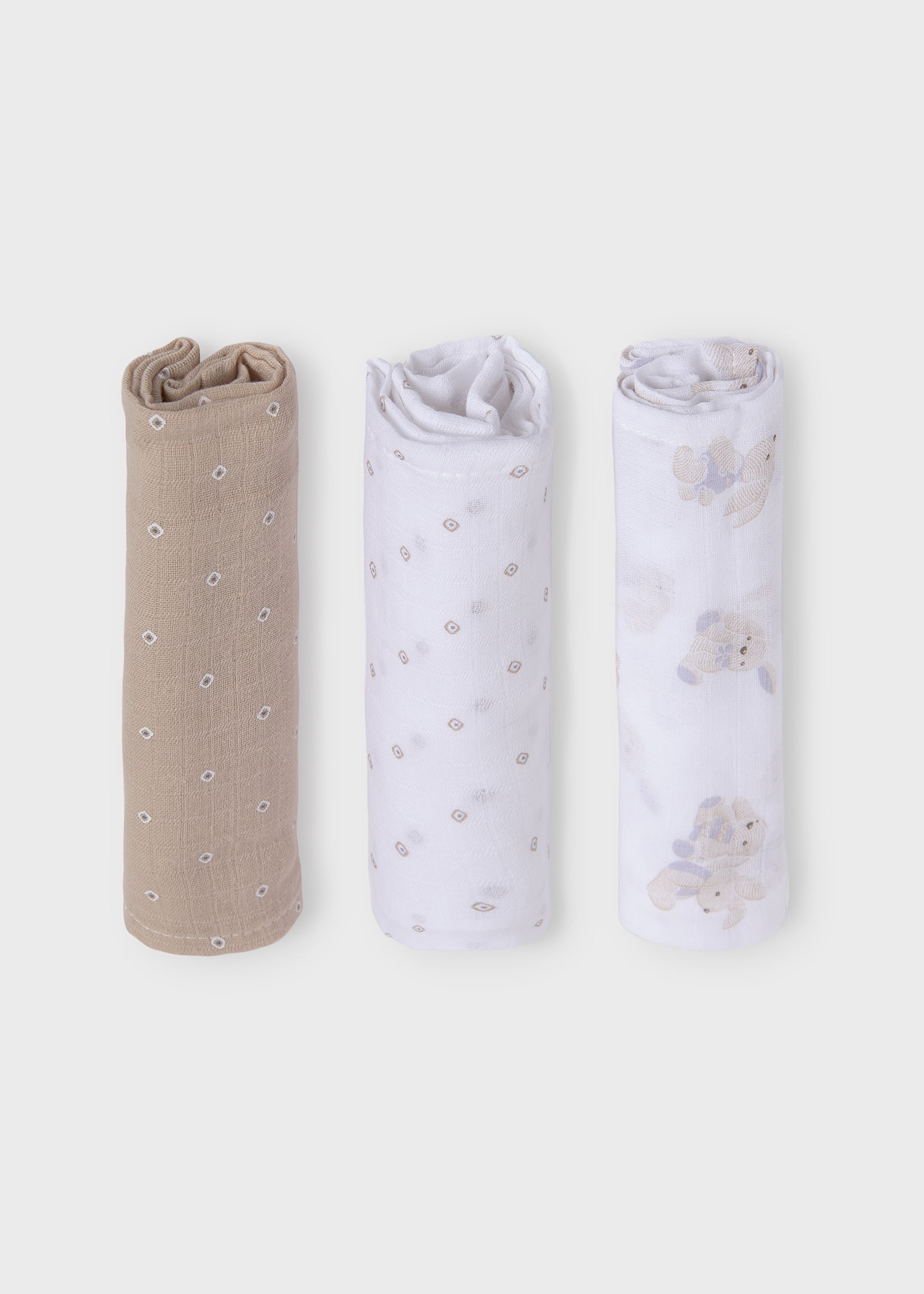 Set 3 lange de gaze Better Cotton bébé