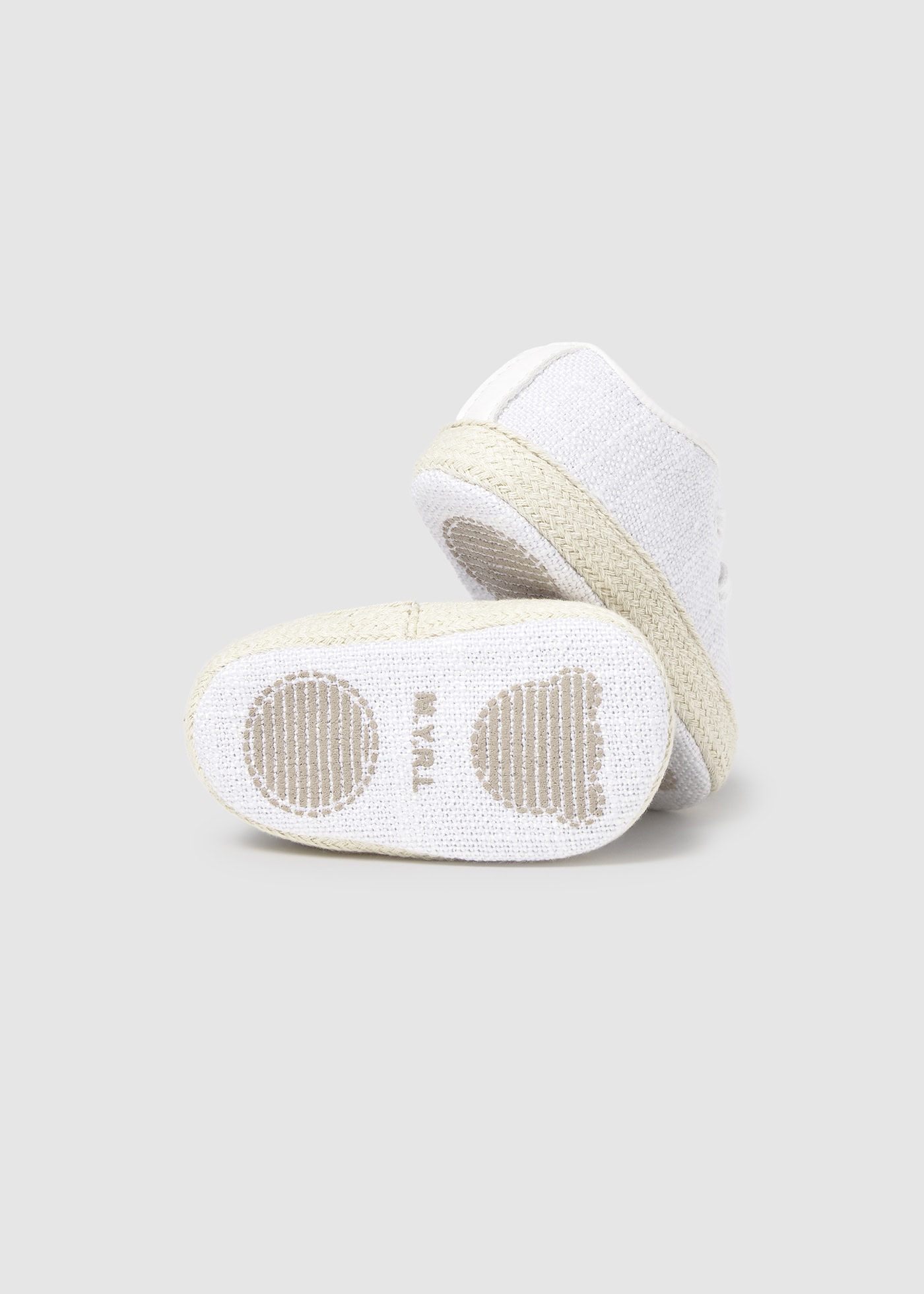 Newborn boy lace up shoes