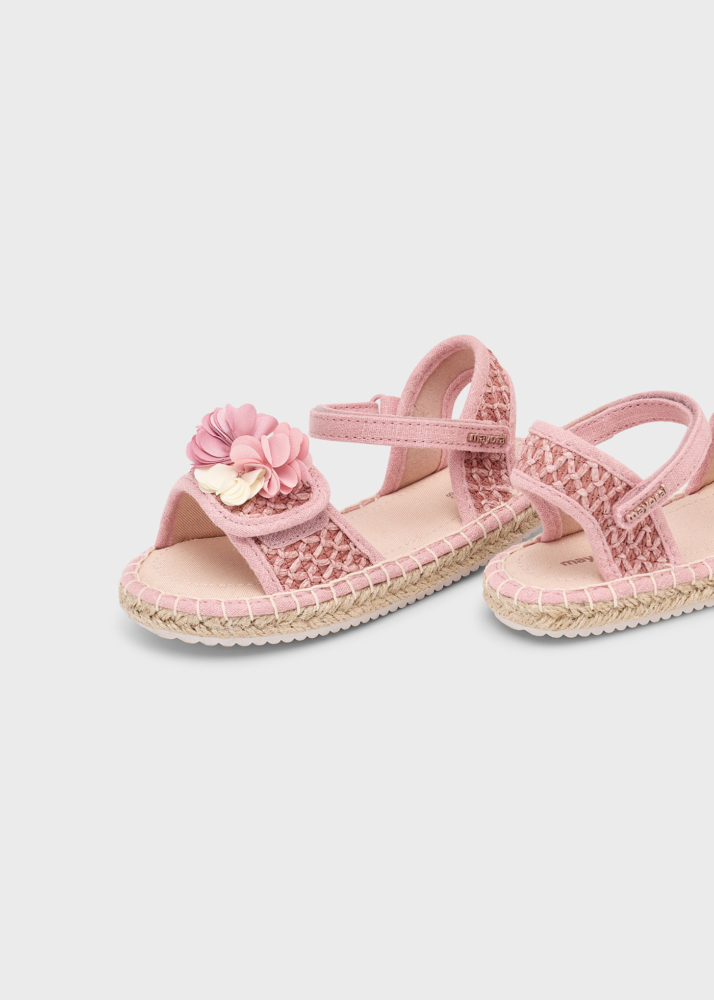 Girl jute flower sandals