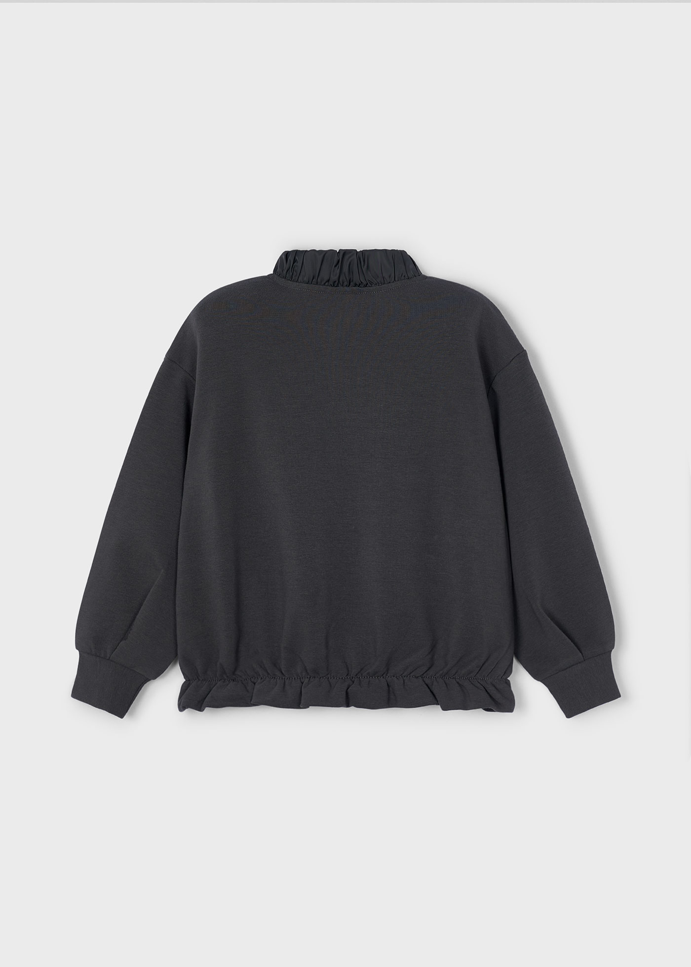 Sweatshirt Kontrastdetails Mädchen