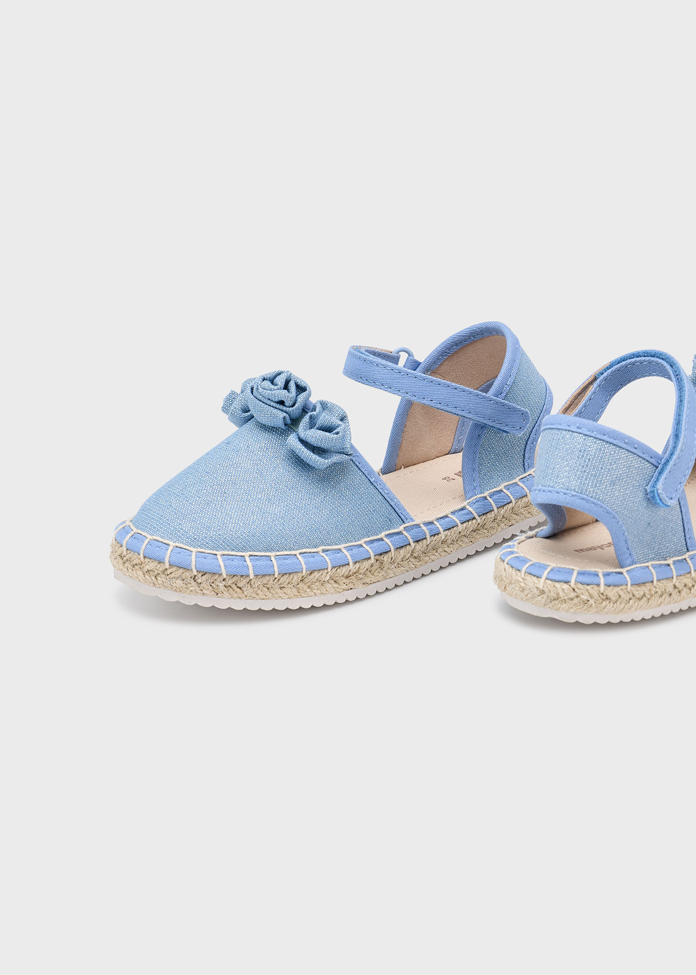 Espadrilles avec fleurs fille