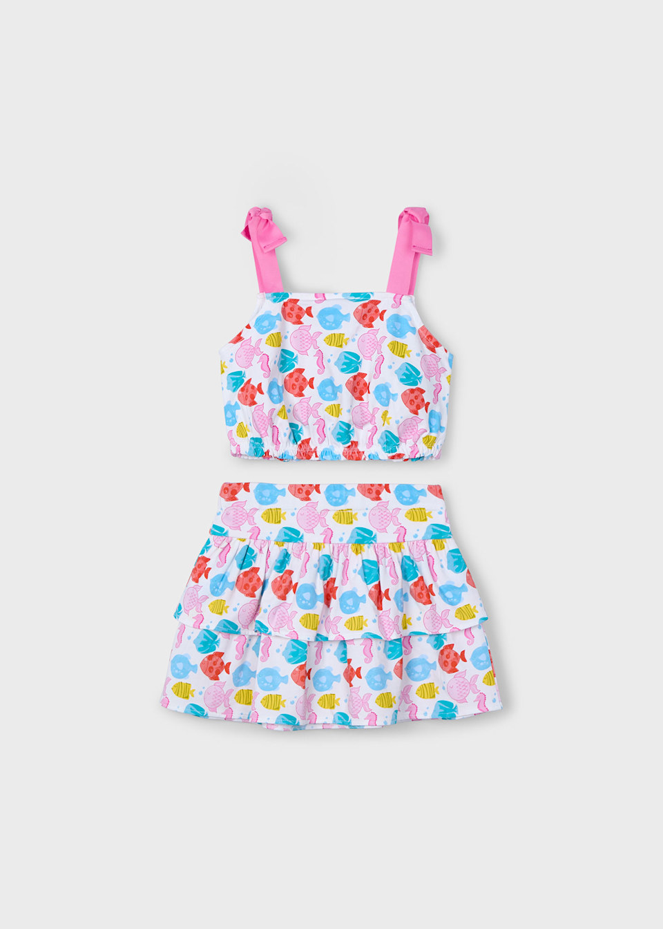 Girl fish print set