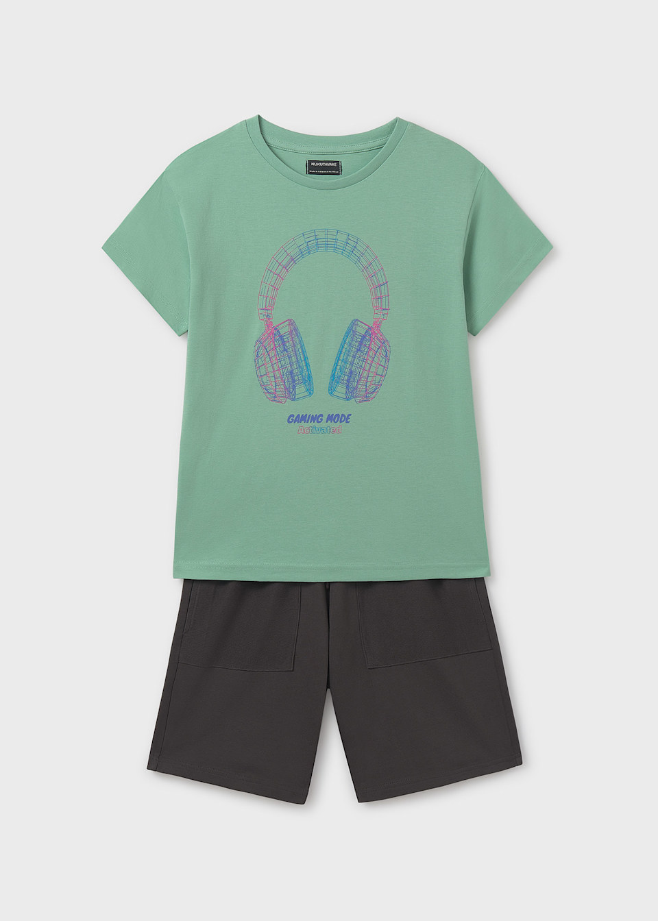 Boy headphones print set